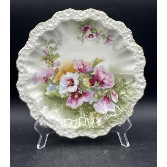 Vintage Limoges France A. Lanternier Lunch Plate, 8.75″ x 1″ - Picture 1 of 10